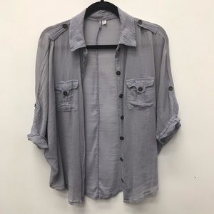 Crepe Crop Blouse